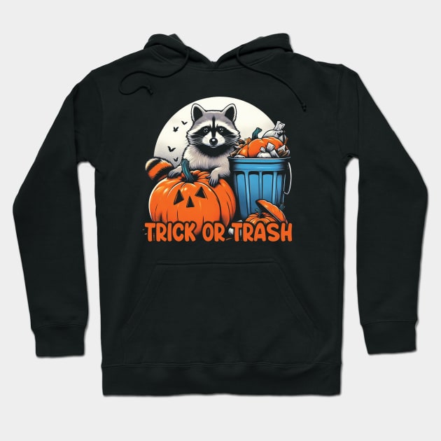 Trick-or-Trash Hoodie by Trendsdk